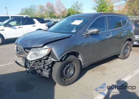 2015 Nissan Rogue S from USA, damaged, VIN KNMAT2MV6FP537002